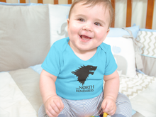 Load image into Gallery viewer, The North Remembers Web Series Rompers for Baby Boy- KidsFashionVilla
