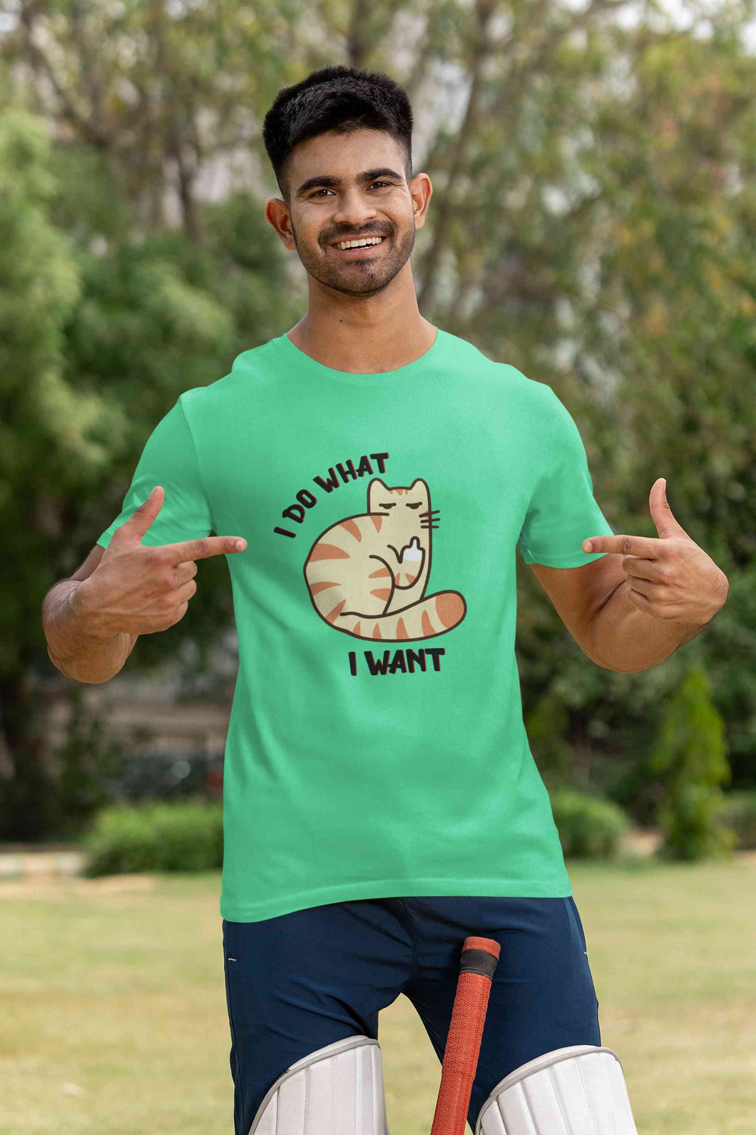 I Do What I Want Mens Half Sleeves T-shirt- KidsFashionVilla