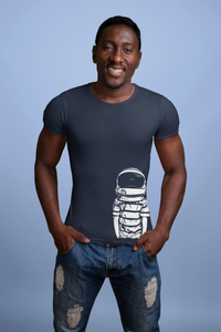 Space Boy Mens Half Sleeves T-shirt- KidsFashionVilla