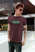 Load image into Gallery viewer, The Answer Is No Mens Half Sleeves T-shirt- KidsFashionVilla
