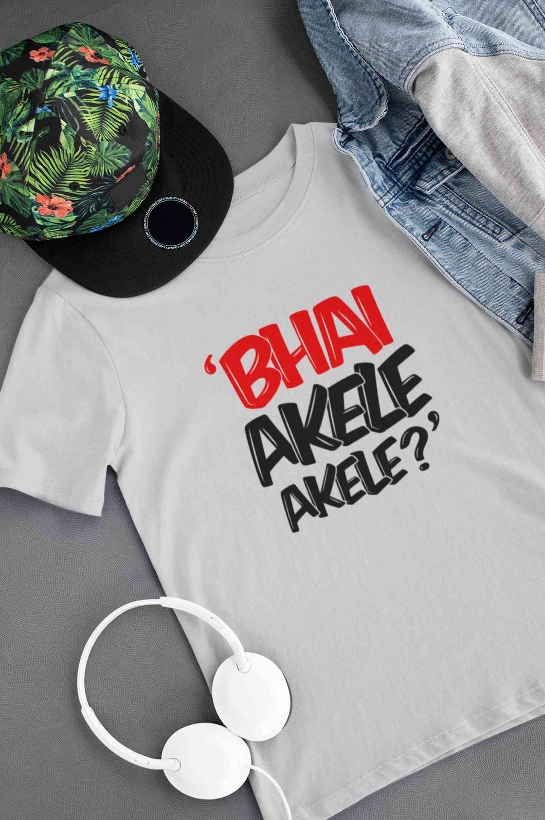 Bhai Akele Akele Women Half Sleeves T-shirt- KidsFashionVilla