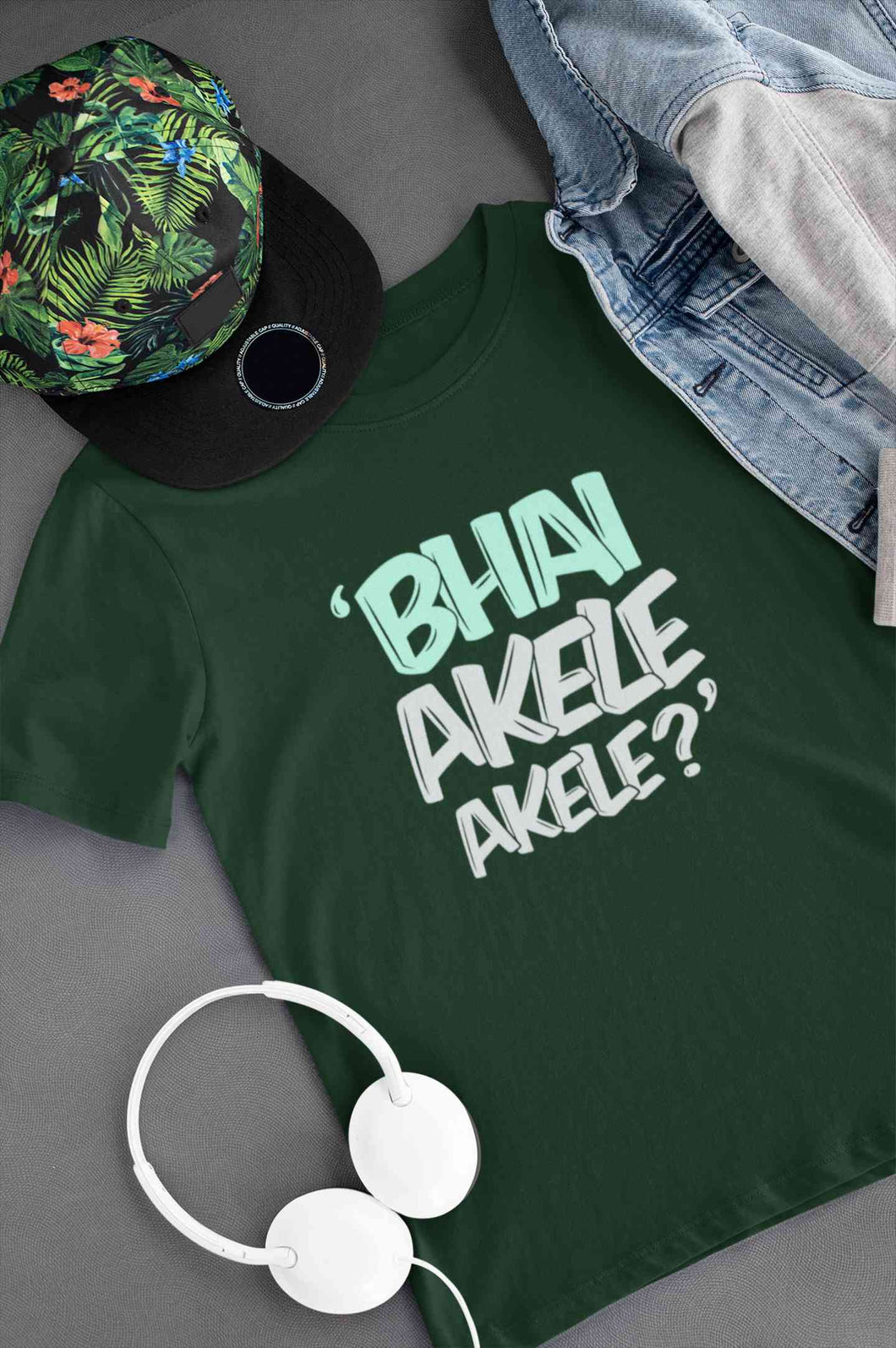 Bhai Akele Akele Women Half Sleeves T-shirt- KidsFashionVilla