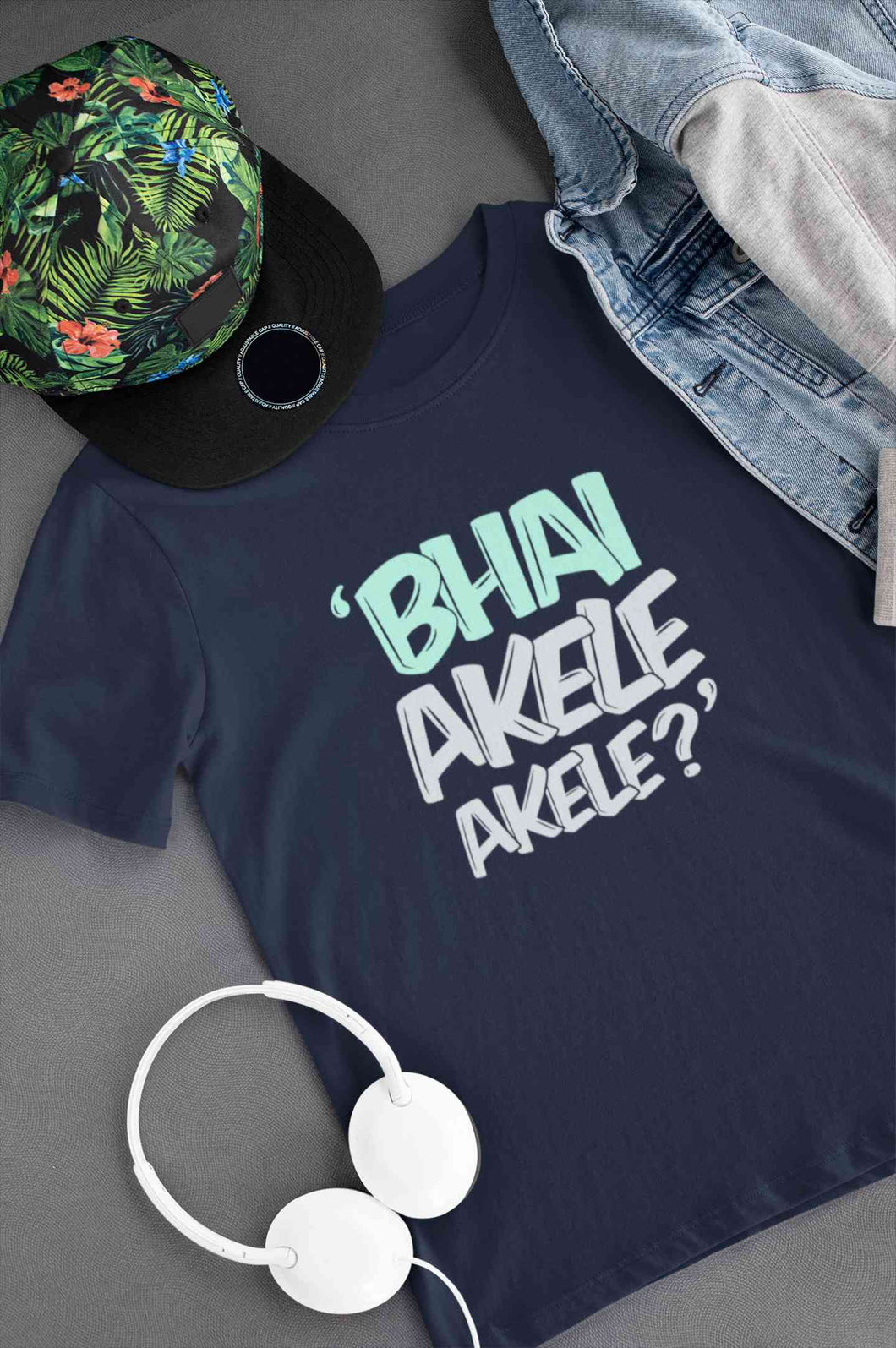 Bhai Akele Akele Women Half Sleeves T-shirt- KidsFashionVilla