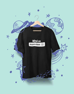 Airplane Mode Women Half Sleeves T-shirt- KidsFashionVilla