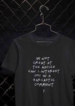 Load image into Gallery viewer, F.R.I.E.N.D.S Sarcastic Comment Chandler Mens Half Sleeves T-shirt- KidsFashionVilla
