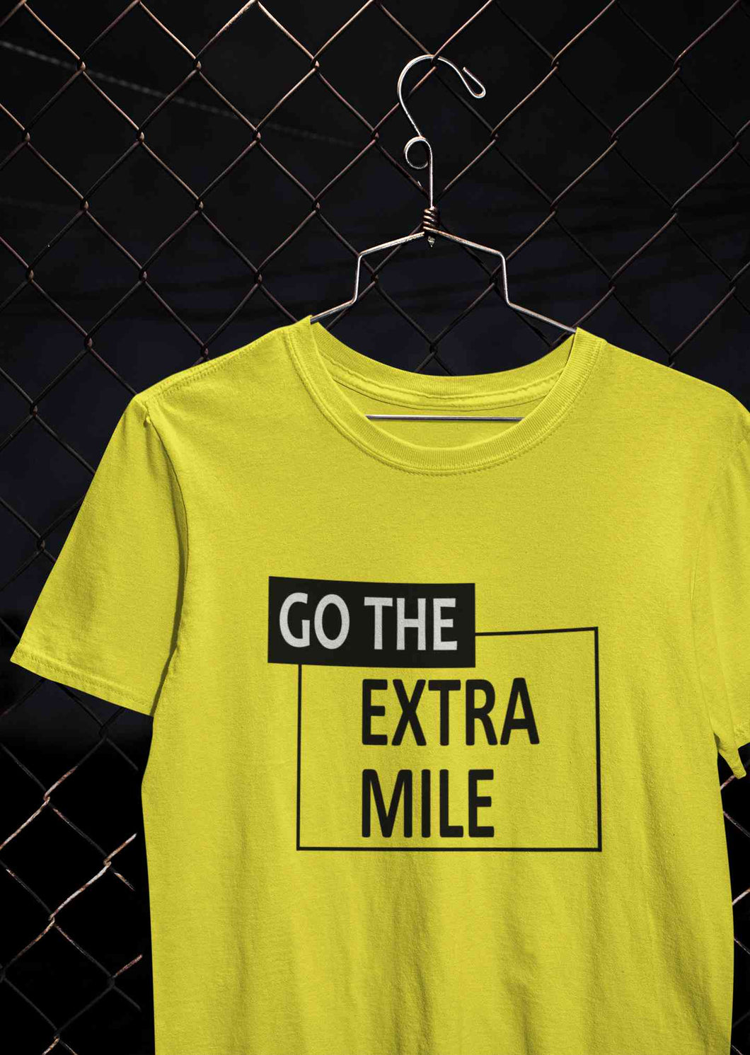 Go The Extra Mile Mens Half Sleeves T-shirt- KidsFashionVilla
