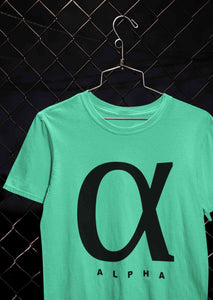 Alpha Mens Half Sleeves T-shirt- KidsFashionVilla