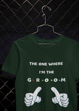 Load image into Gallery viewer, I Am The Groom Mens Half Sleeves T-shirt- KidsFashionVilla
