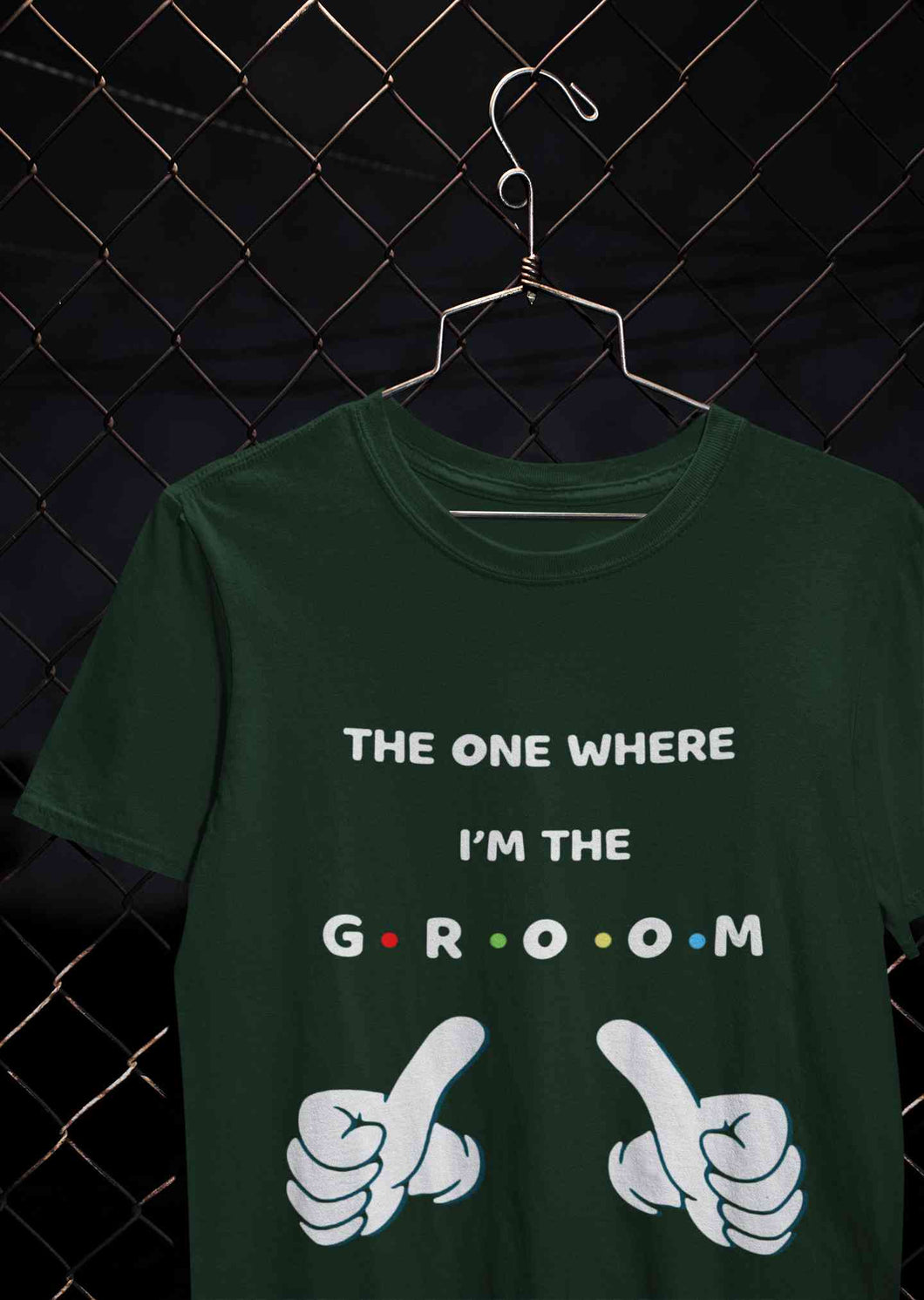 I Am The Groom Mens Half Sleeves T-shirt- KidsFashionVilla
