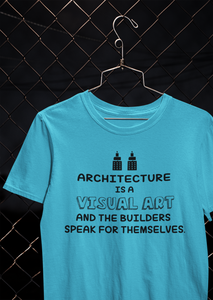 Architecture Visual Art Architect Profession Women Half Sleeves T-shirt- KidsFashionVilla