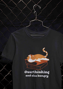 Overthinking And Also Hungry Women Half Sleeves T-shirt- KidsFashionVilla