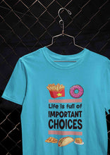 Load image into Gallery viewer, Sweet Choices Mens Half Sleeves T-shirt- KidsFashionVilla

