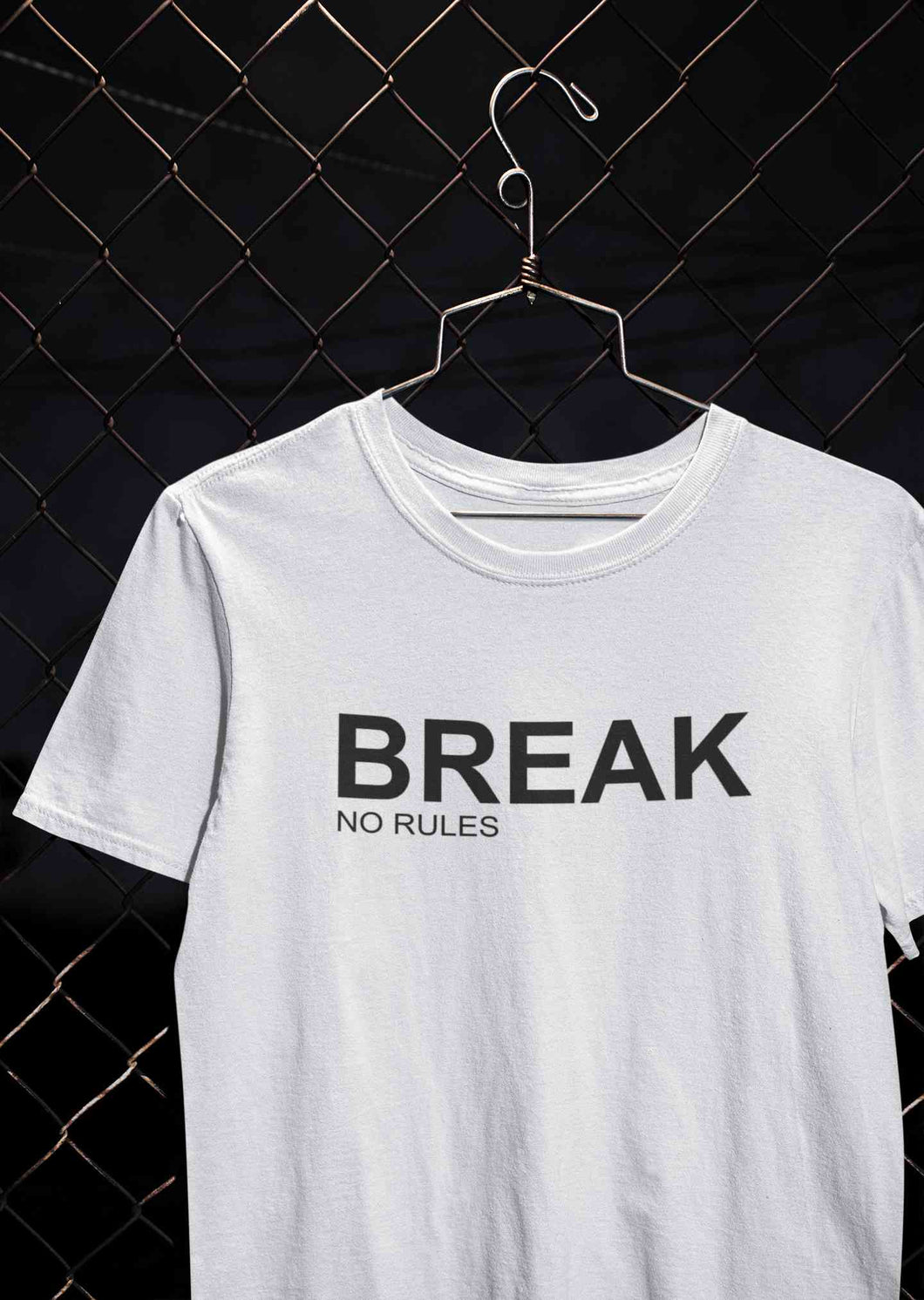 Break No Rules Women Half Sleeves T-shirt- KidsFashionVilla