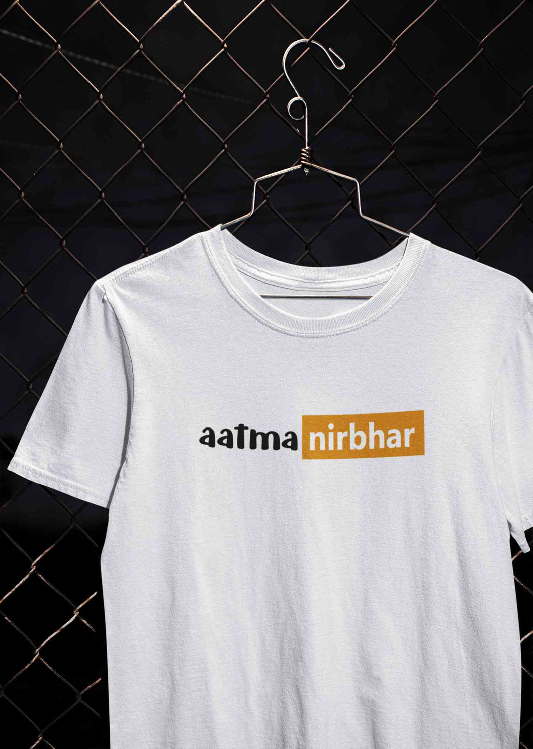 Aatmanirbhar  Women Half Sleeves T-shirt- KidsFashionVilla