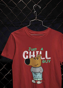 Just A Chill Guy Women Half Sleeves T-shirt- KidsFashionVilla