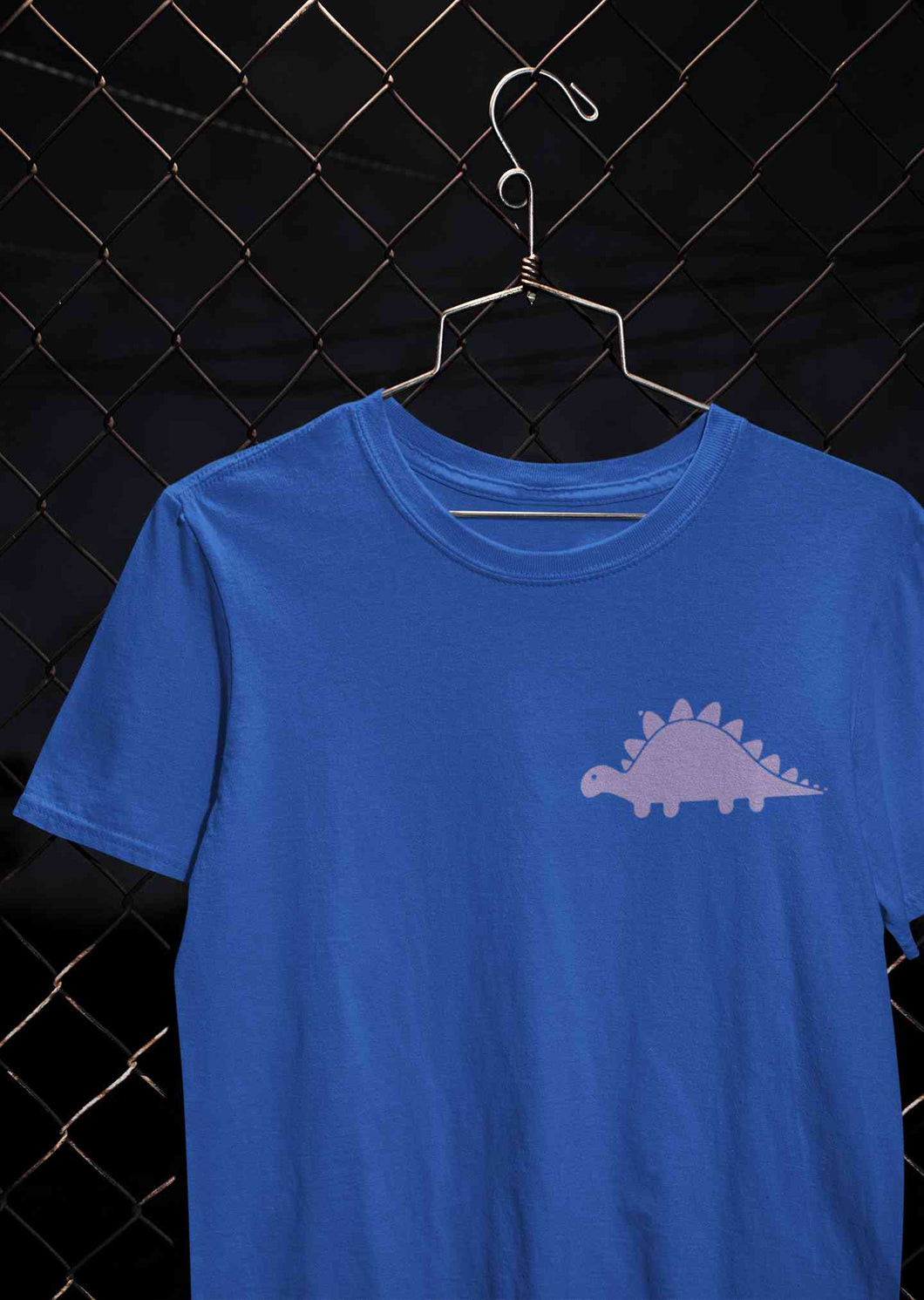 Stegosaurus Pocket Women Half Sleeves T-shirt- KidsFashionVilla
