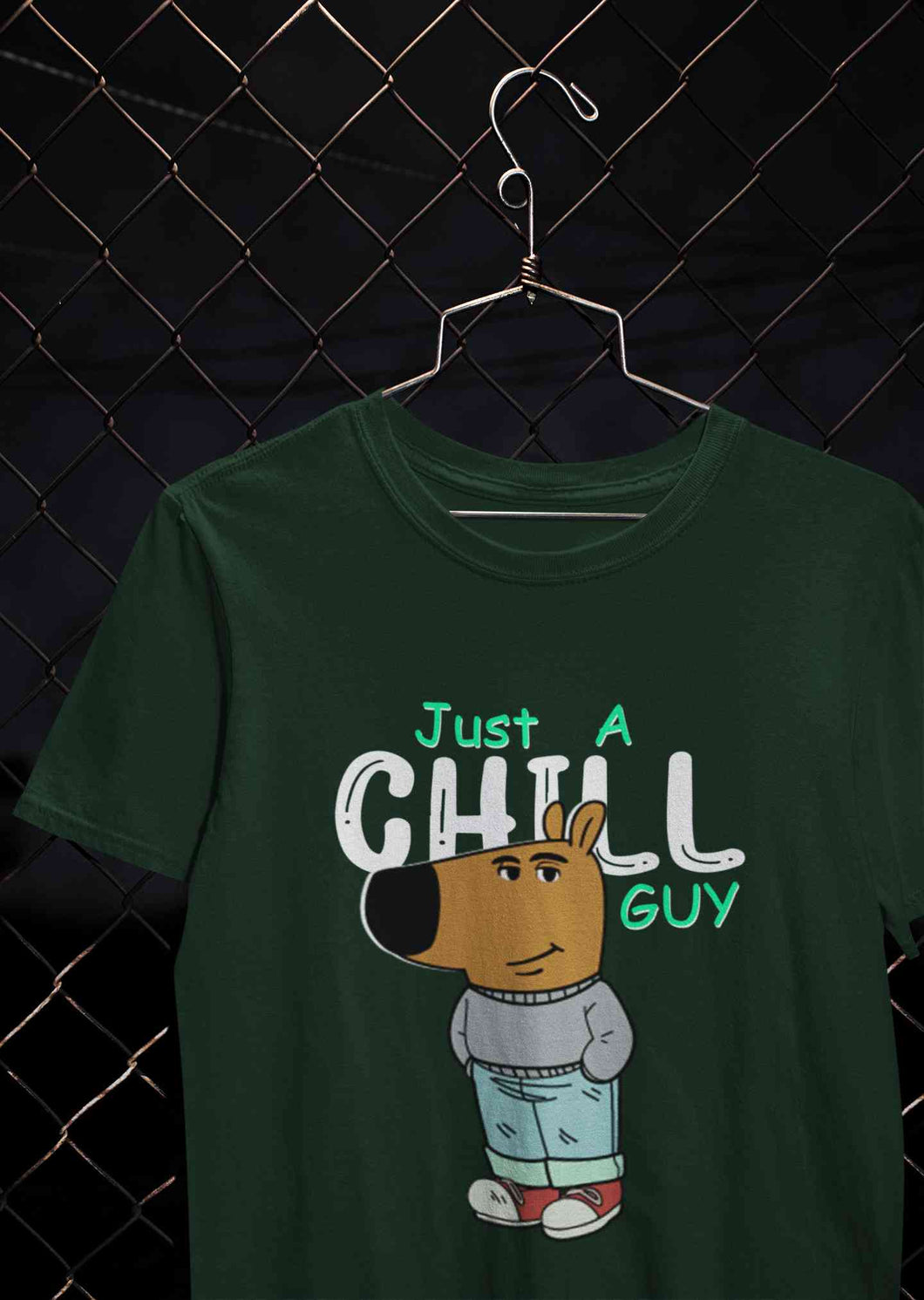 Just A Chill Guy Mens Half Sleeves T-shirt- KidsFashionVilla