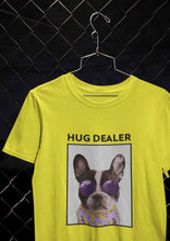 Load image into Gallery viewer, Cute Pug Hug Dealer Women Half Sleeves T-shirt- KidsFashionVilla
