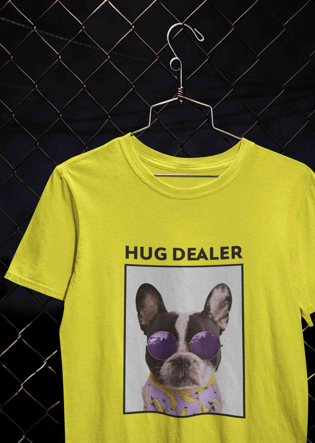 Cute Pug Hug Dealer Women Half Sleeves T-shirt- KidsFashionVilla