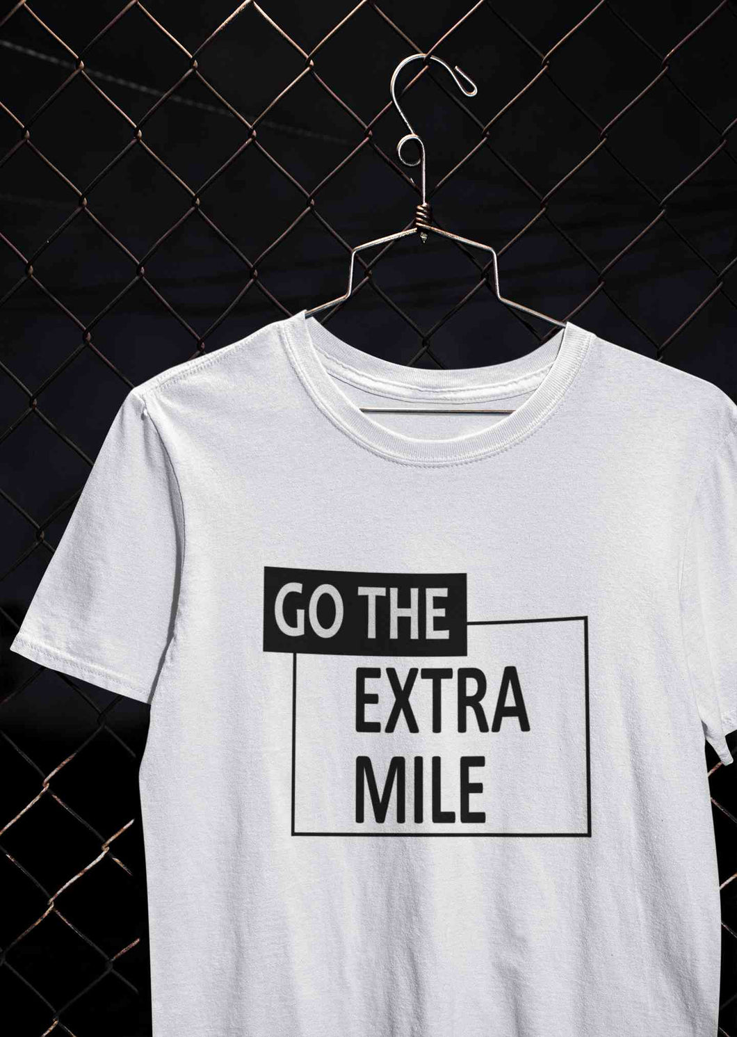 Go The Extra Mile Mens Half Sleeves T-shirt- KidsFashionVilla