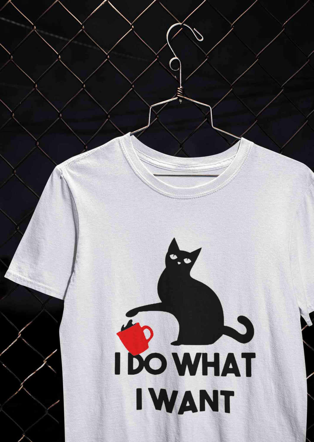 I Do What I Want Mens Half Sleeves T-shirt- KidsFashionVilla