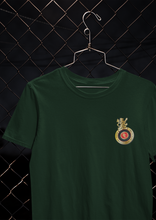 Load image into Gallery viewer, Rcb Logo Side Pocket Women Half Sleeves T-shirt- KidsFashionVilla
