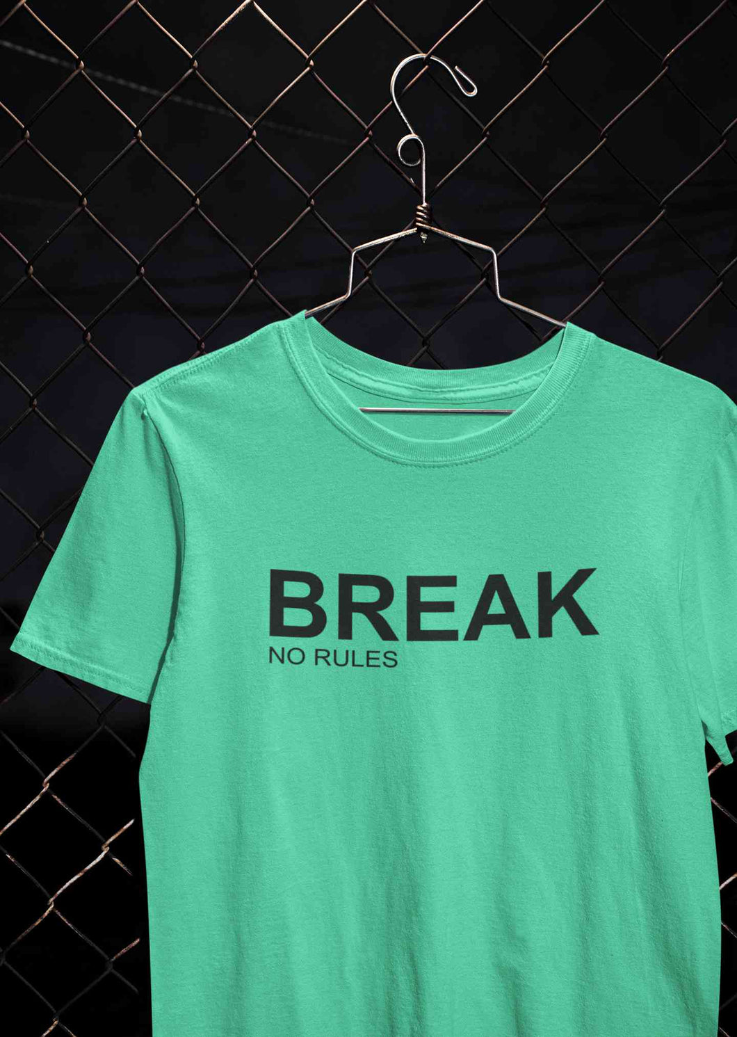 Break No Rules Women Half Sleeves T-shirt- KidsFashionVilla