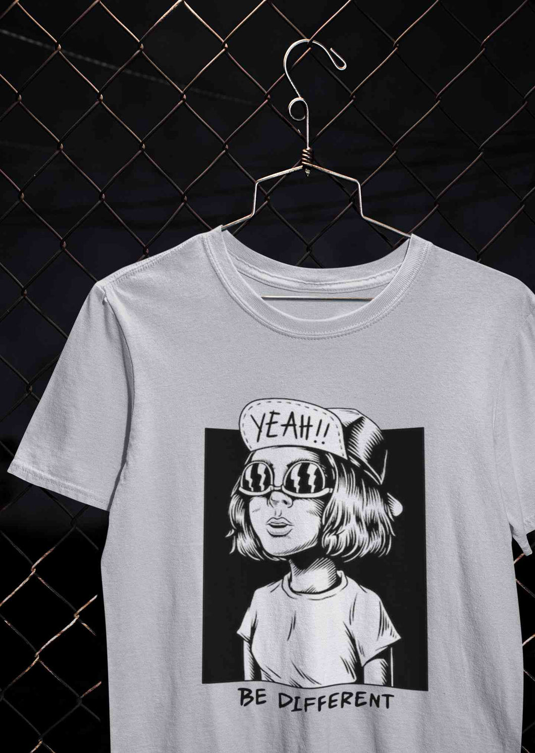 Be Different Women Half Sleeves T-shirt- KidsFashionVilla