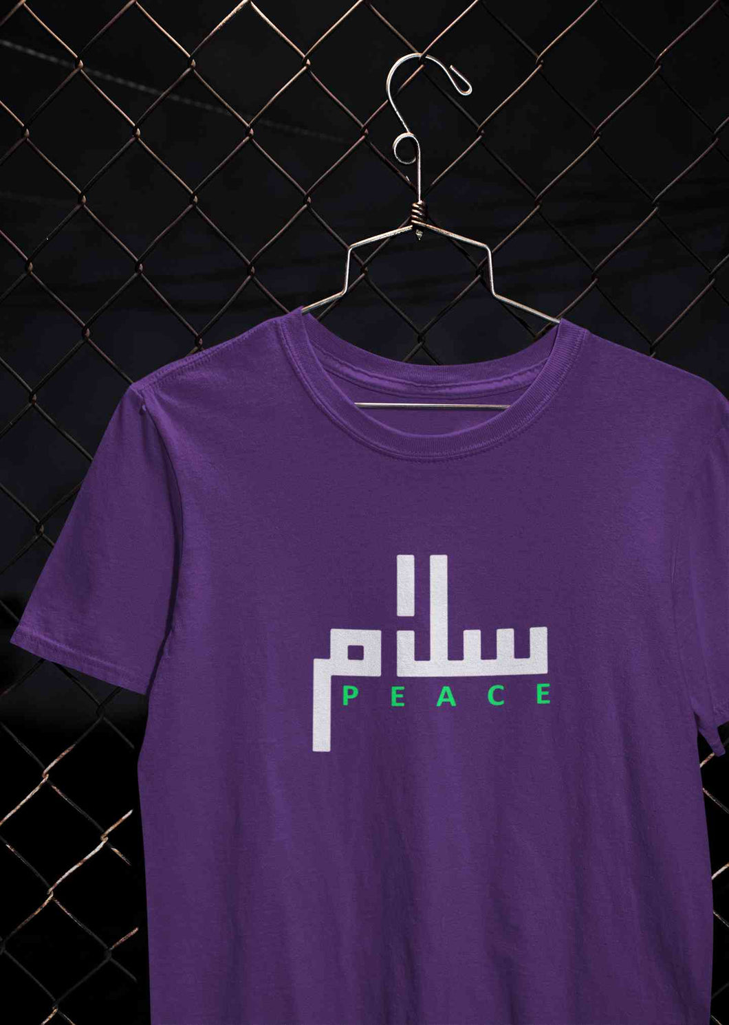 Salam Peace Arabic Word Mens Half Sleeves T-shirt- KidsFashionVilla