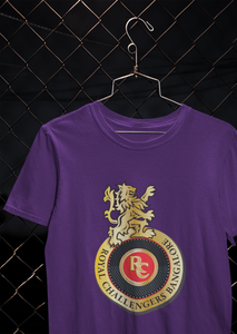 Rcb Logo Women Half Sleeves T-shirt- KidsFashionVilla