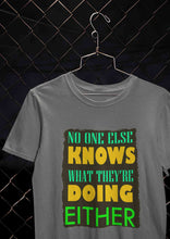 Load image into Gallery viewer, No One Knows Mens Half Sleeves T-shirt- KidsFashionVilla
