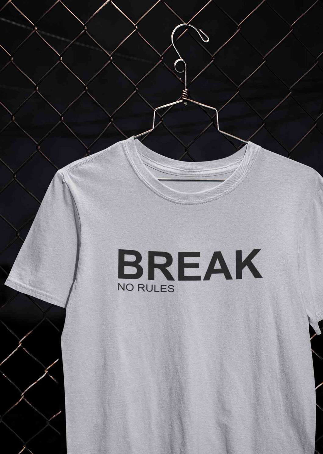 Break No Rules Women Half Sleeves T-shirt- KidsFashionVilla