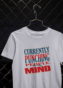 Punching People Mens Half Sleeves T-shirt- KidsFashionVilla