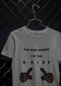 Here Comes The Bride Women Half Sleeves T-shirt- KidsFashionVilla