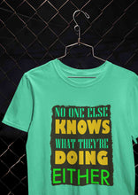 Load image into Gallery viewer, No One Knows Mens Half Sleeves T-shirt- KidsFashionVilla
