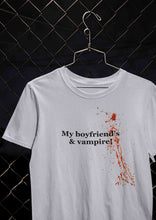 Load image into Gallery viewer, My Boyfriends And Vampire Women Half Sleeves T-shirt- KidsFashionVilla
