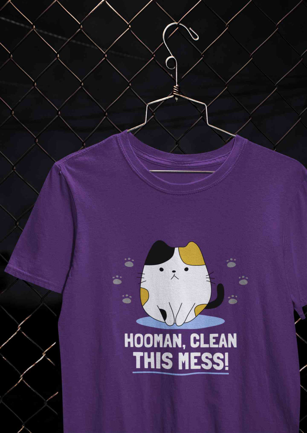 Human Clean This Mess Funny Women Half Sleeves T-shirt- KidsFashionVilla