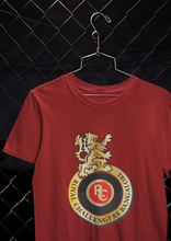 Load image into Gallery viewer, Rcb Logo Women Half Sleeves T-shirt- KidsFashionVilla
