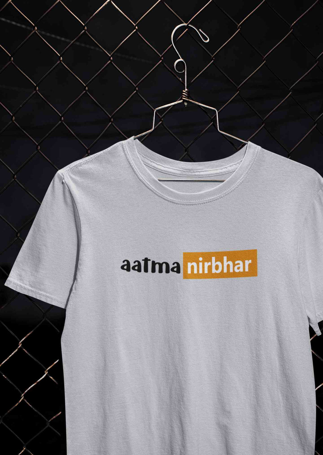 Aatmanirbhar  Women Half Sleeves T-shirt- KidsFashionVilla