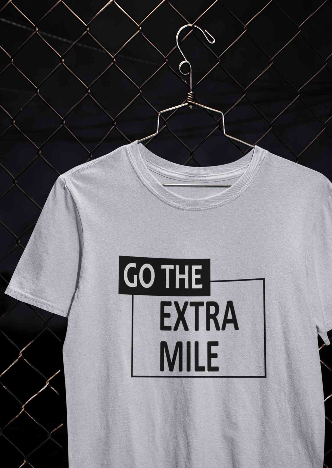 Go The Extra Mile Mens Half Sleeves T-shirt- KidsFashionVilla