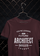 Load image into Gallery viewer, Future Architect Profession Women Half Sleeves T-shirt- KidsFashionVilla
