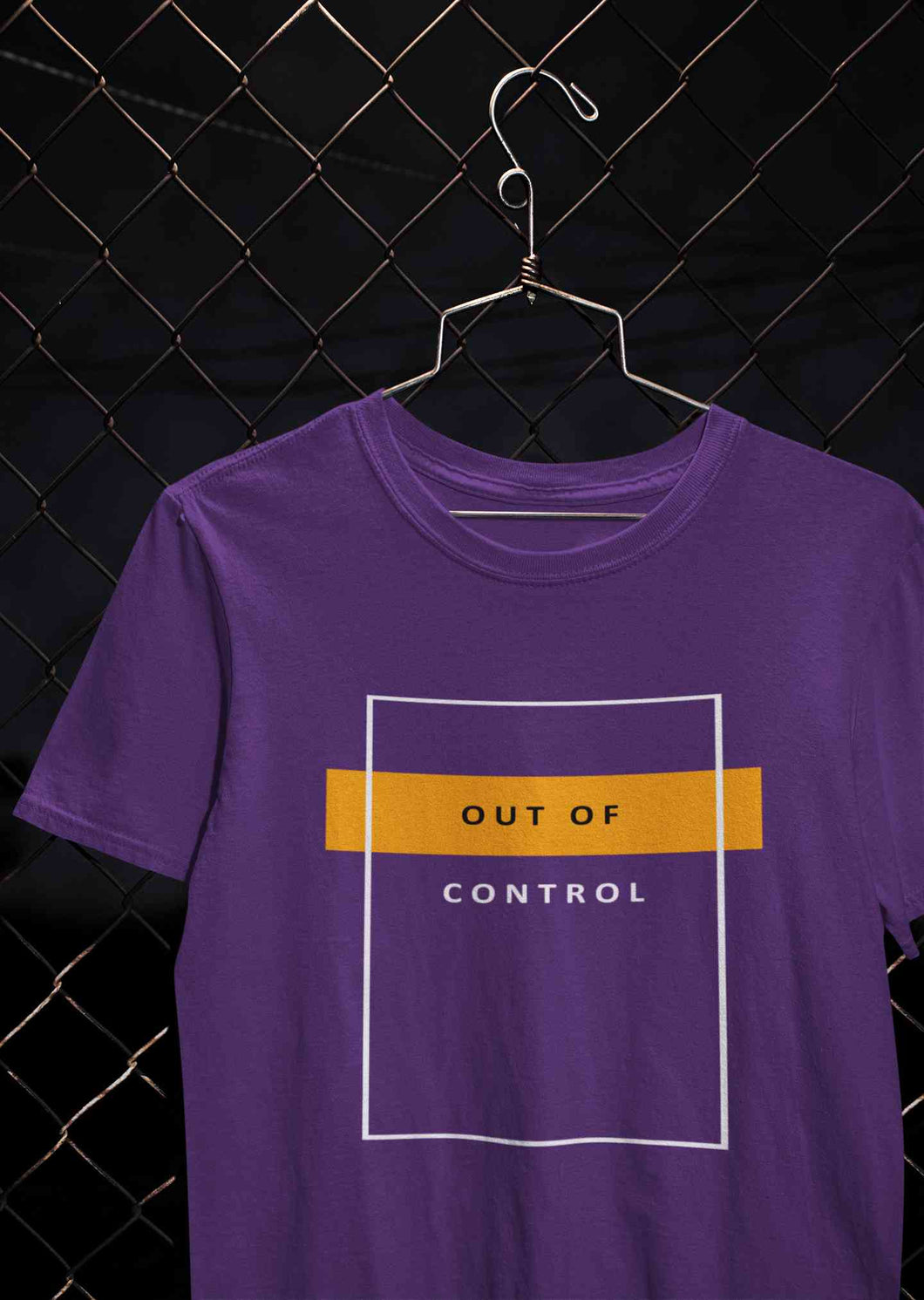 Out Of Control Women Half Sleeves T-shirt- KidsFashionVilla