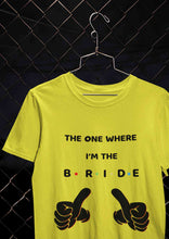 Load image into Gallery viewer, Here Comes The Bride Women Half Sleeves T-shirt- KidsFashionVilla
