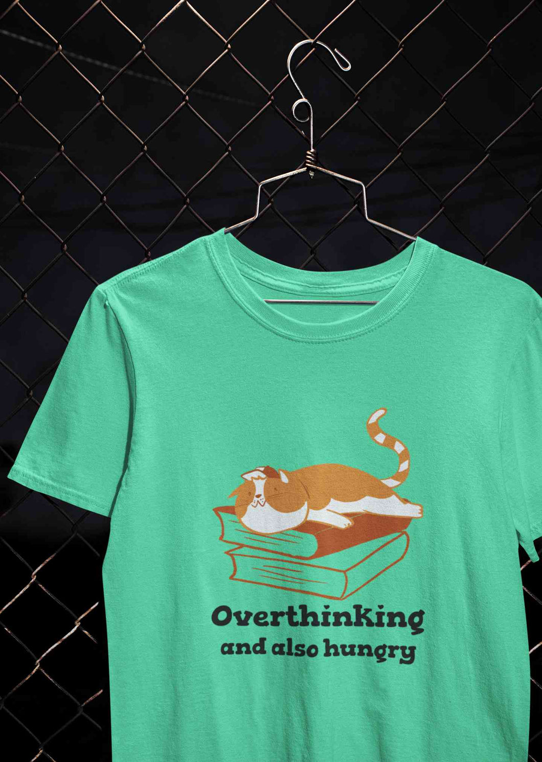 Overthinking And Also Hungry Mens Half Sleeves T-shirt- KidsFashionVilla
