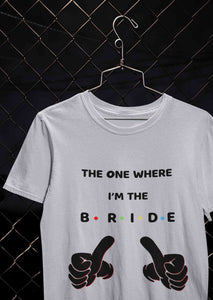 Here Comes The Bride Women Half Sleeves T-shirt- KidsFashionVilla