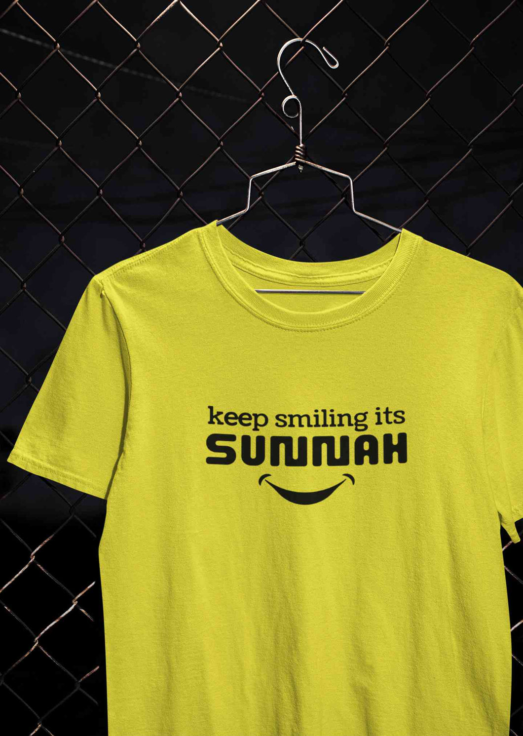 Keep Smiling Its Sunnah Mens Half Sleeves T-shirt- KidsFashionVilla