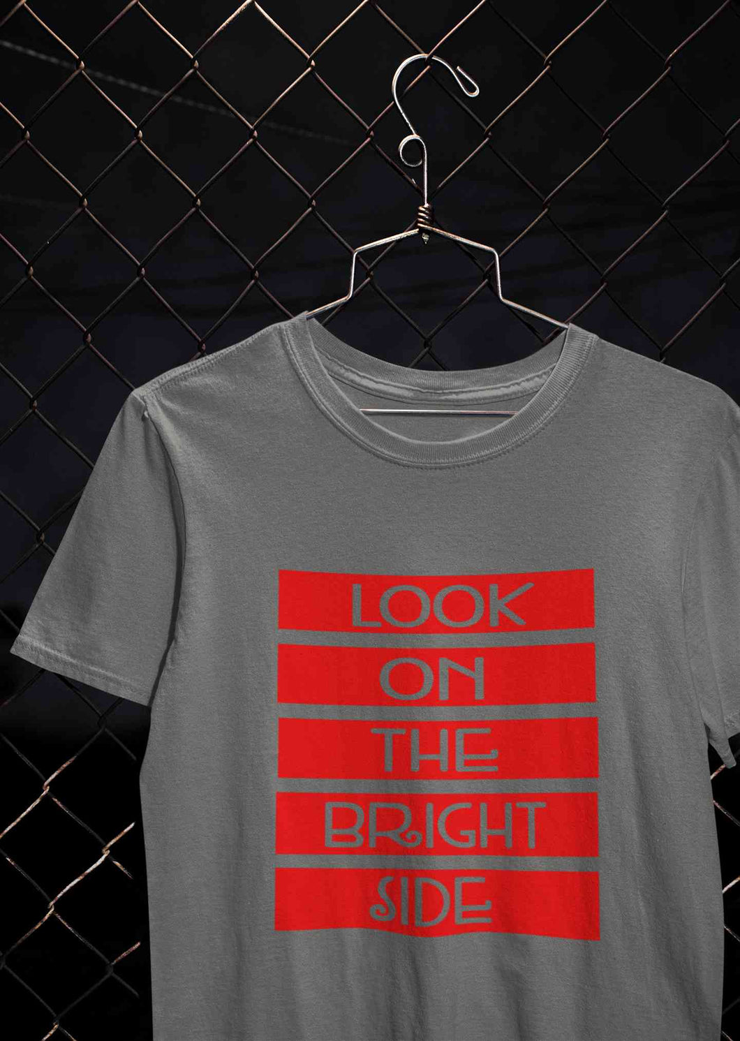 Look On The Bright Side Women Half Sleeves T-shirt- KidsFashionVilla