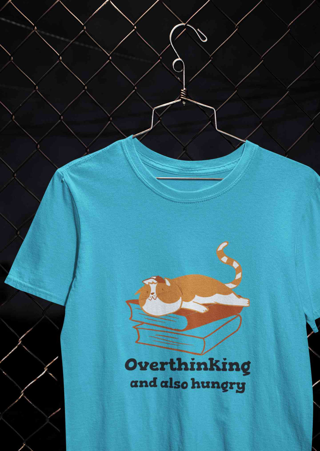 Overthinking And Also Hungry Women Half Sleeves T-shirt- KidsFashionVilla