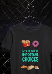 Sweet Choices Mens Half Sleeves T-shirt- KidsFashionVilla