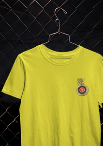 Rcb Logo Side Pocket Women Half Sleeves T-shirt- KidsFashionVilla